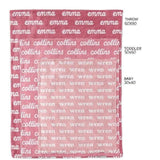 Repeating Name Blankets