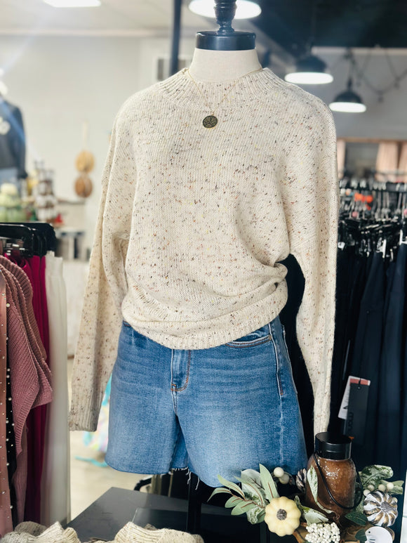 Oatmeal Speckle Sweater